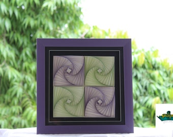 Zentangle fusion frame - Quilling art