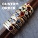 RESERVED for Adam - Semi-Mount Engagement Ring - Recycled 14k Yellow Gold, Hammered, Made to Order - Eco-Friendly Diamond Alternative