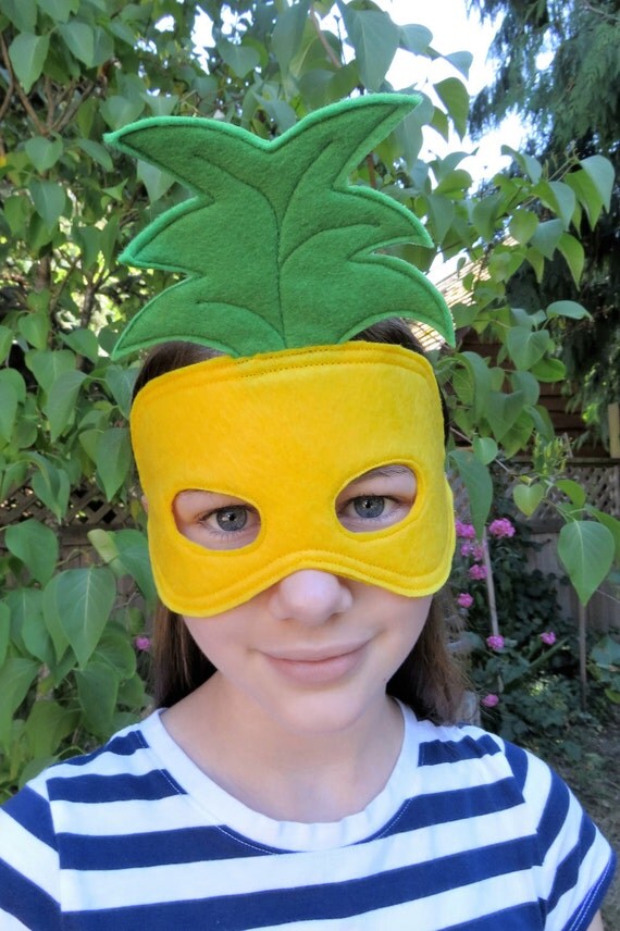  Pineapple  Mask  Fruit Mask  Costume Mask  Masquerade