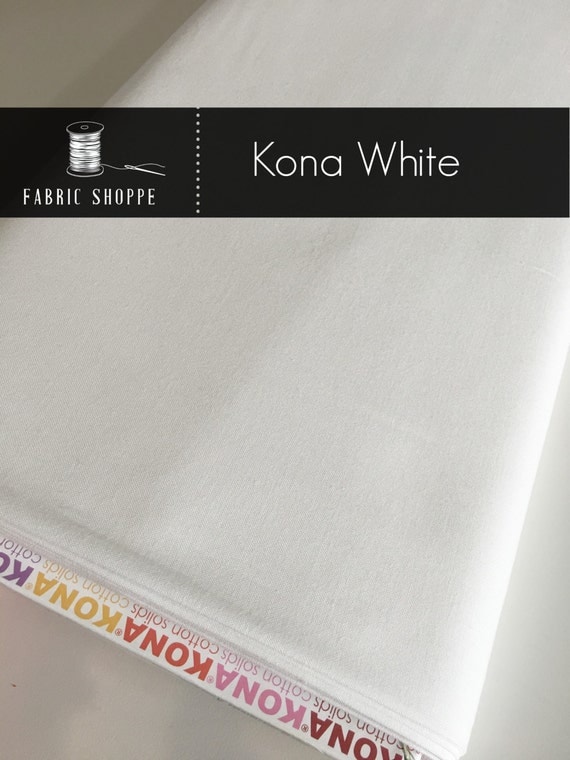 Kona solid fabric quilt fabric Kona WHITE K0011387 Kona