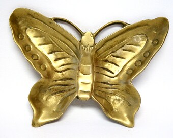 Vintage Brass Butterfly Dish