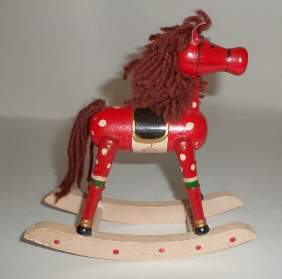 vintage rocking horse