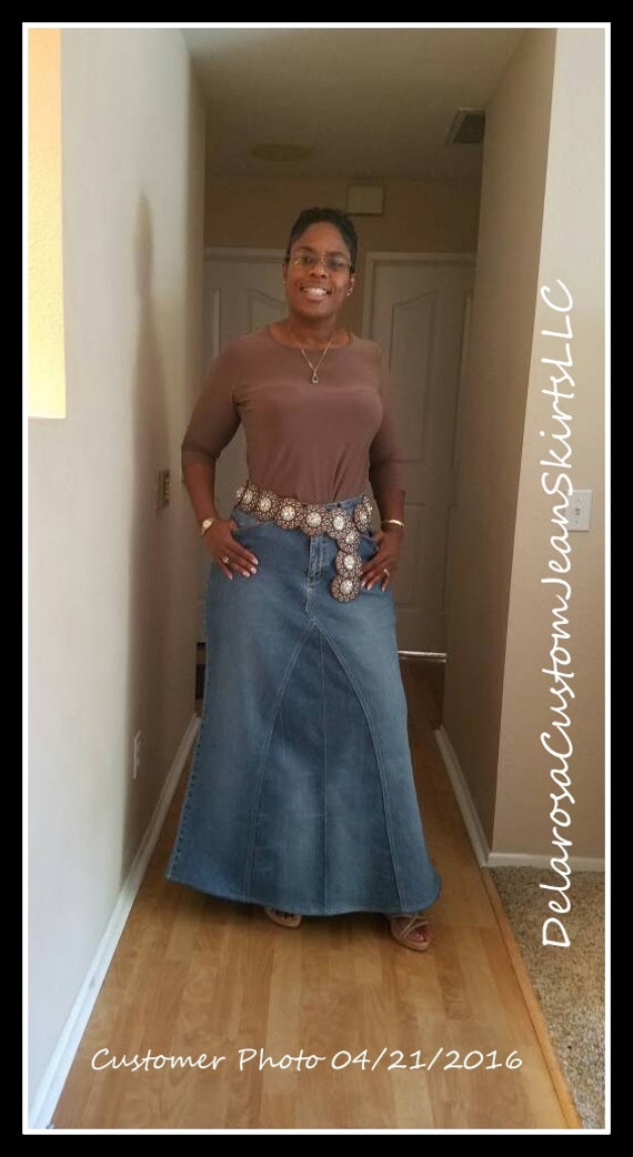 Make Your Own Jean Skirt 2