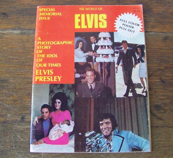 Vintage Magazine ELVIS The World of Elvis 1977 King Of Rock