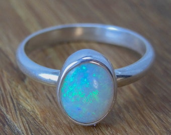 Oval Opal Ring main image 1