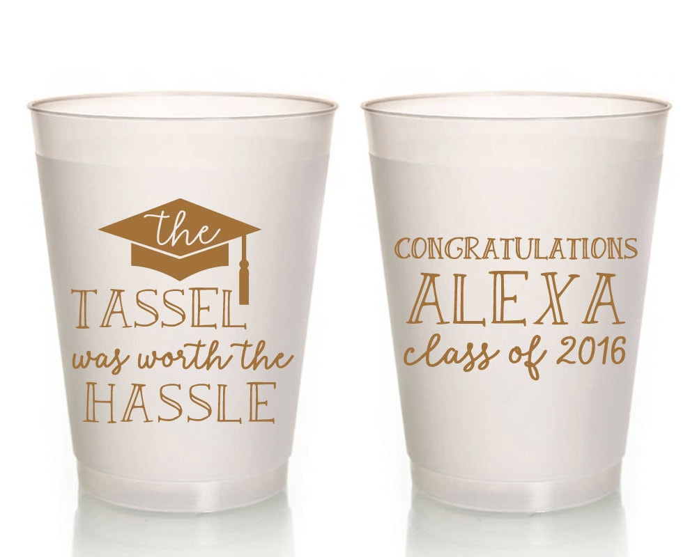 Graduation Party Cups Plastic Cups Graduation Cups The