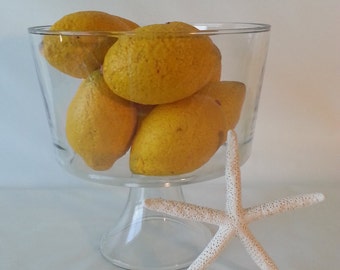 SALE!!! Glass Trifle Bowl
