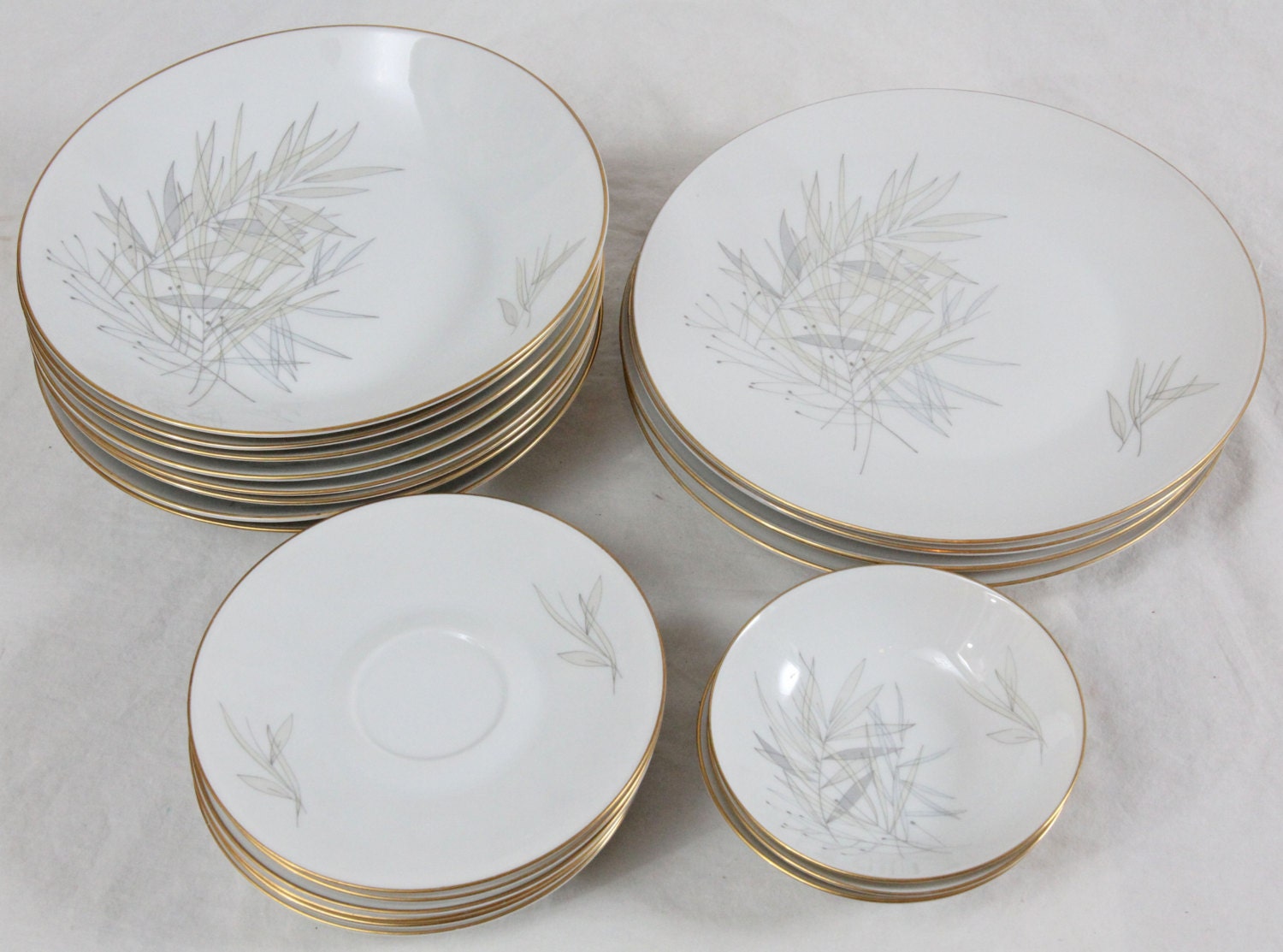 Vintage Rosenthal Selb Germany Grasses Porcelain Dish Lot 20