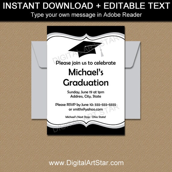 Graduation Invitation Pdf 5