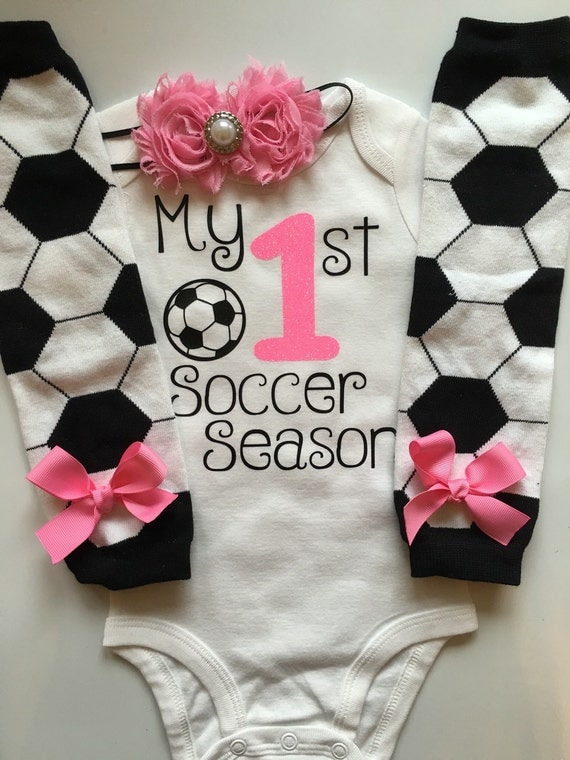 Baby Girl Soccer Day Outfit My 1st Soccer Season outfit