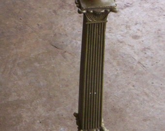 Vintage metal lamp base/Salvage lamp base/Vintage lamp/Metal lamp base/Salvage lamp parts/Light parts/metal lamplight/Lamp making supply
