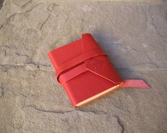leather journal leather notebook 16,5x12 cm Leather book