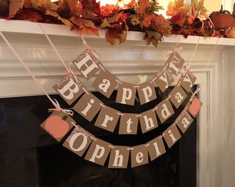 Little Pumpkin Birthday Banner Lil Pumpkin Birthday Decorations 1st 2nd 3rd Birthday Halloween Birthday Banner Fall Birthday Decor Custom