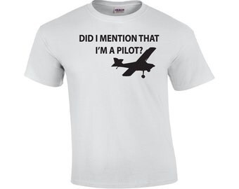 Funny pilot shirt | Etsy
