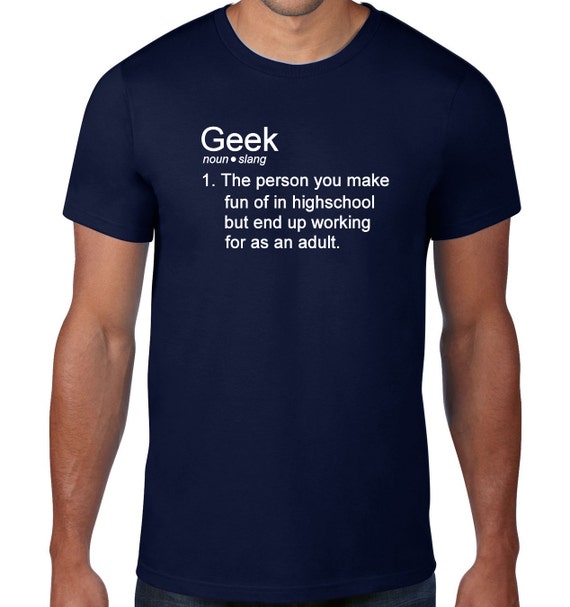 CLEARANCE FINAL SALE Geek Definition Tshirt Geeky Tshirt