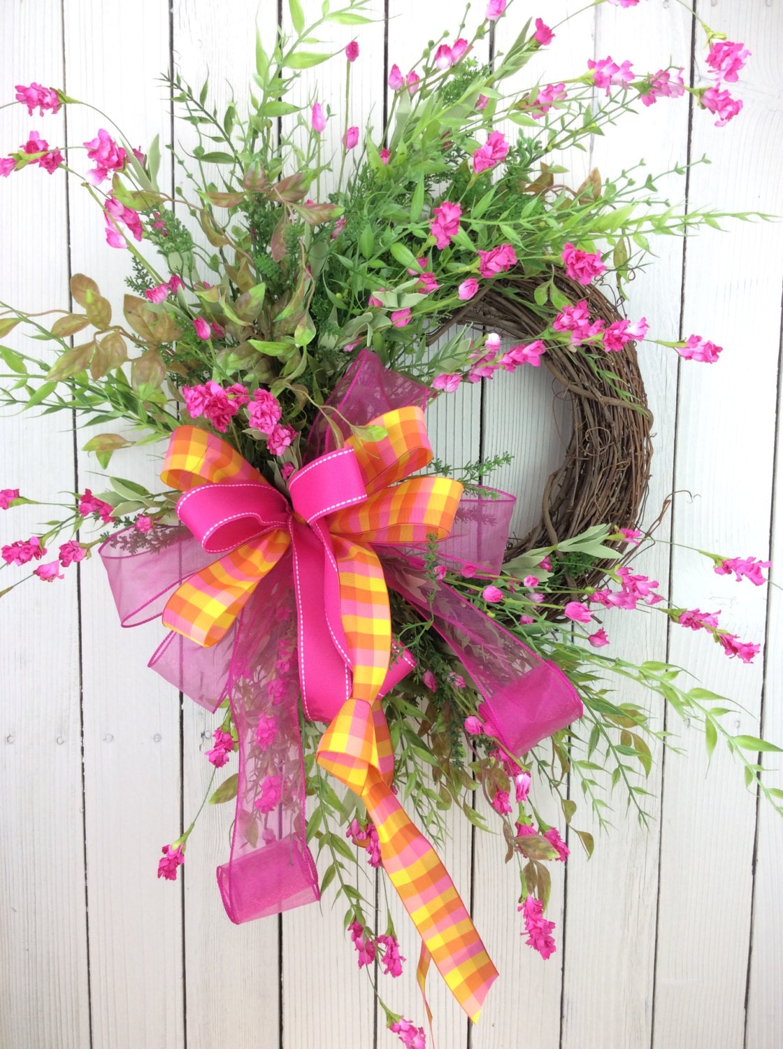 Double door wreath Wild flower Wreath Mothers Day