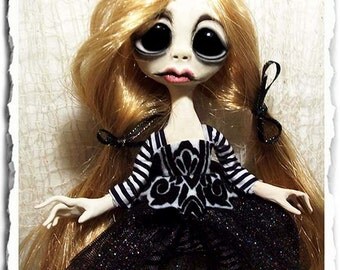 OOAK Gothic Art Doll - Creepy Cute