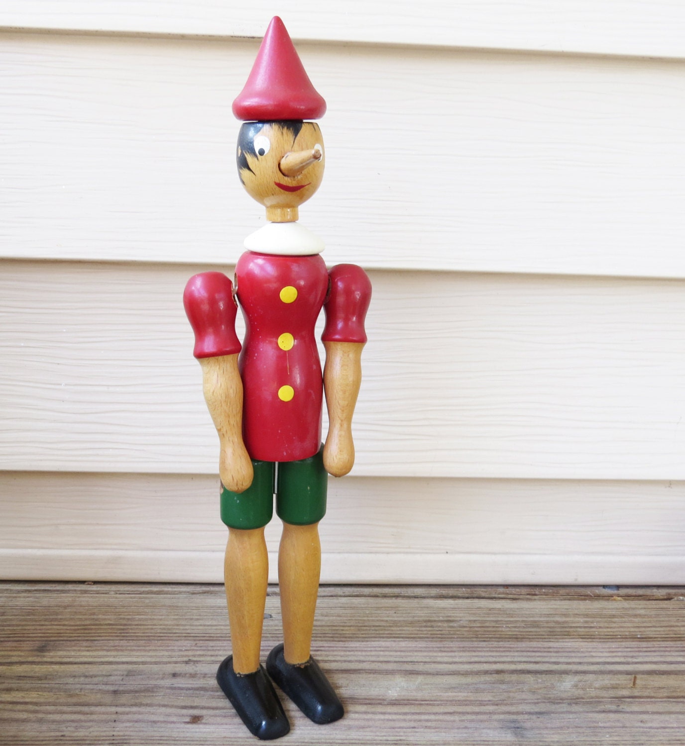 enchanting disney little wooden head pinocchio figurine