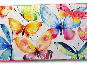 Butterfly Baby Quilt * Butterfly Baby Blanket * Butterflies * Butterfly Nursery * Butterfly Quilt * Butterfly Bedding * Butterfly Baby