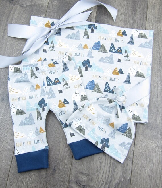 Baby Boy Gift Set // Baby Gift for Boy Swaddle by GingerLous