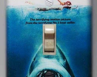 Jaws Movie Poster Light Switch Cover Plate - FREE SHIPPING