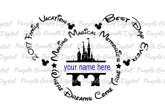 Download Family Disney SVG DIY Disney svg and png by MyPurpleGiraffeShop