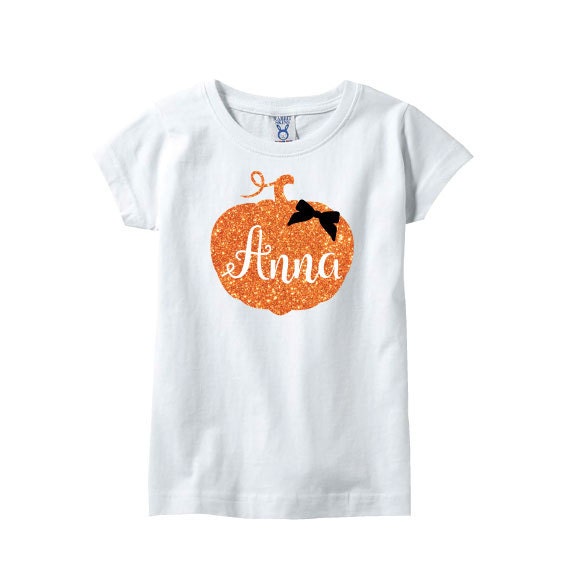 Pumpkin Halloween shirt Halloween shirt girls Personalized