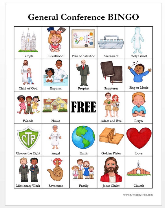 General Conference Bingo Free Printable Get Your Hands On Amazing  General Conference Bingo Free Printable Get Your Hands On Amazing