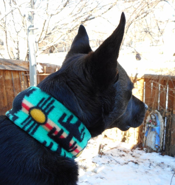 Collar cover; shortie dog neck warmer, snood, gaiter, tube scarf; SW
