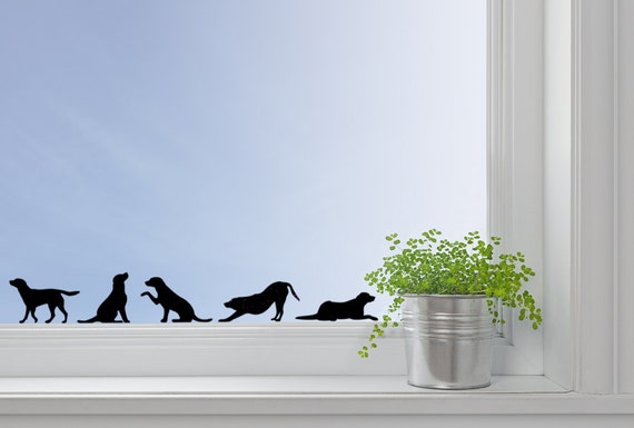Labradors fabric stickers