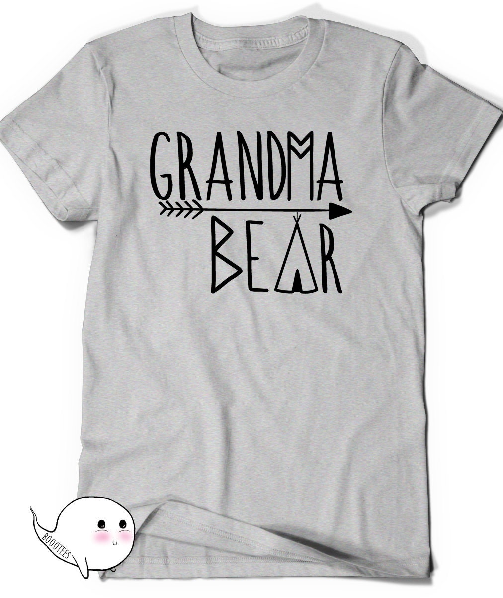 Download Grandma Bear T-Shirt TShirt Mothers Day Tee Pregnancy