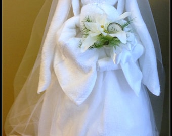 Bridal Shower Gift Bridal Shower Centerpiece Bride made of all Towels Wedding Shower Gift Wedding Gift Bridal Shower Decor