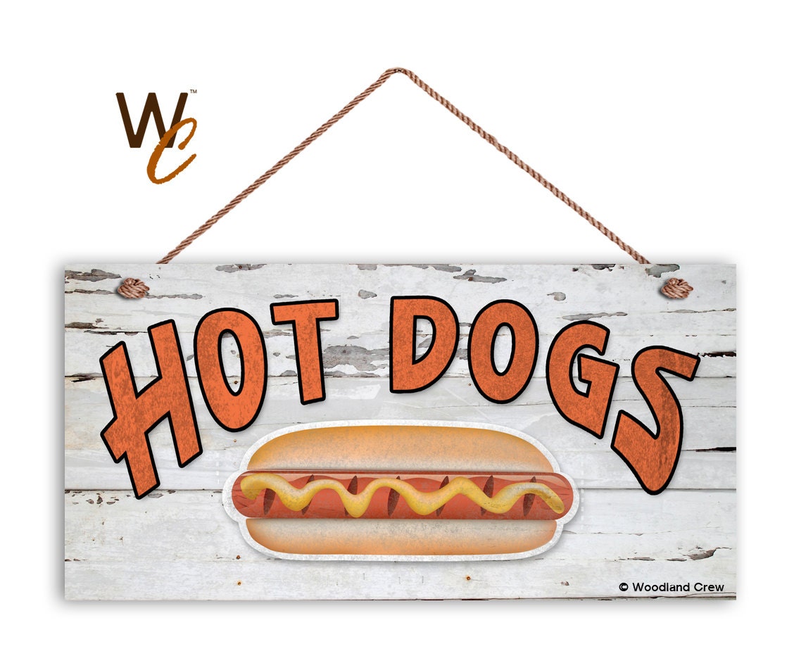 ON SALE HOT Dogs Sign Weathered Wood Weatherproof by WoodlandCrew