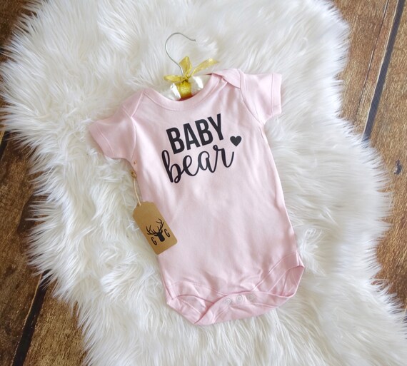 Baby Bear Onesie Baby Bear Shirt Baby Bodysuit Baby Boy Baby