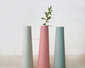 Flower vase, wedding vases, ceramic vase, single flower vase, wedding table centerpiece, dining table decorations, wedding table decorations