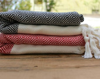 Express Shipping Turkish Towel Beach Towel Peshtemal Bath Towel Hamam Towel Pareo Spa Towel Yoga Mat