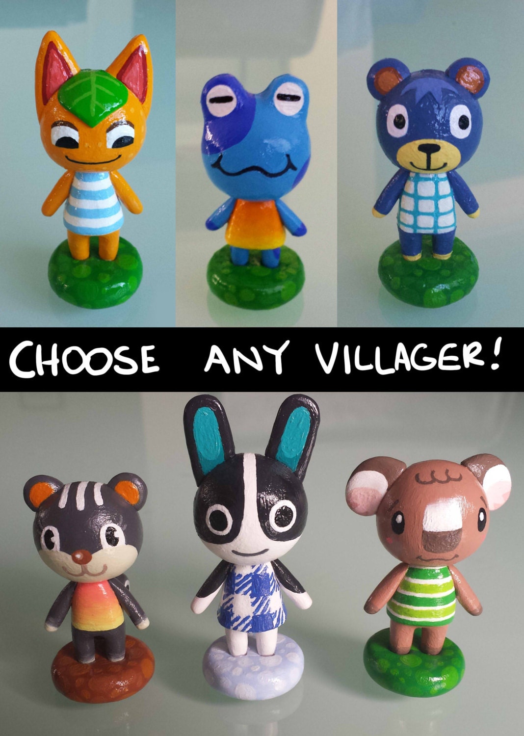 animal crossing mini figures