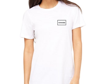 Harambe Shirt - Minimal | Unisex | More Colors