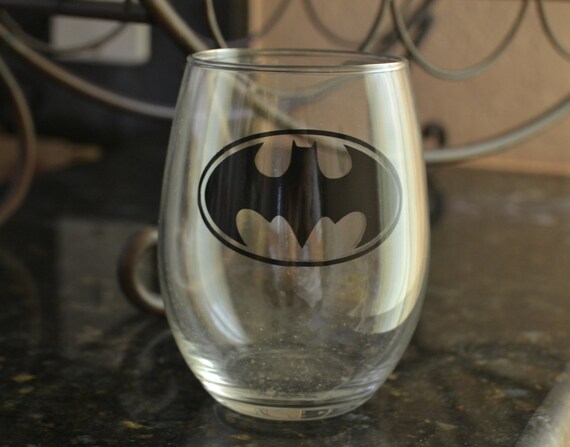 Batman Stemless Wine Glass