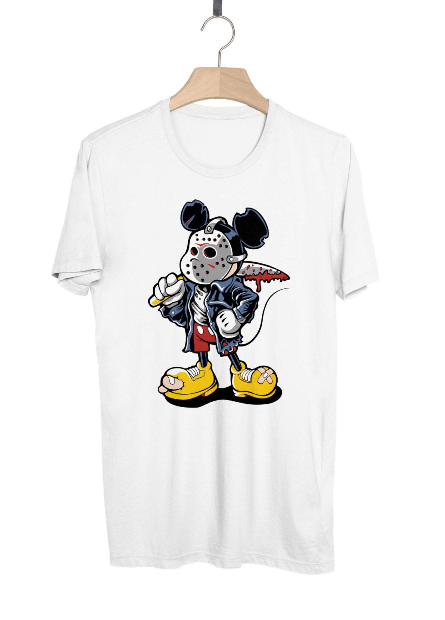 Evil Mickey Mouse Men Shirt Jason Disneyland Funny Shirt
