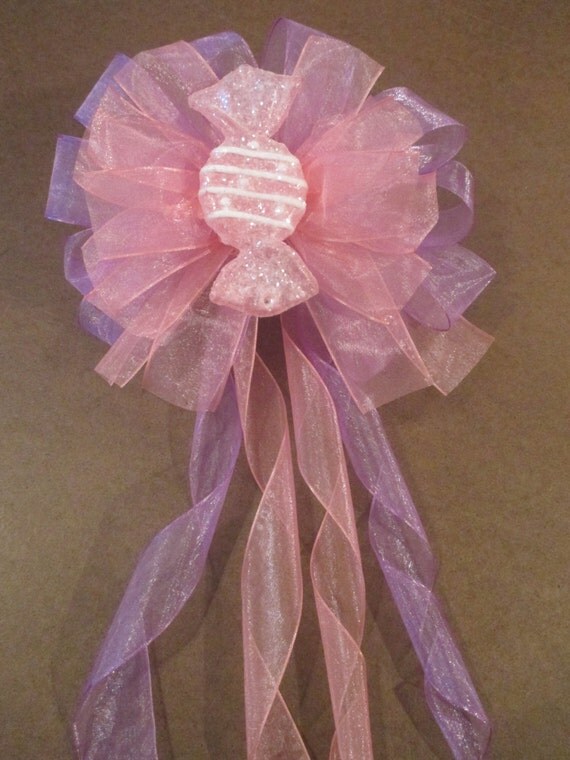 large pink and purple decorative bow girls baby shower large pink and purple decorative bow girls baby shower