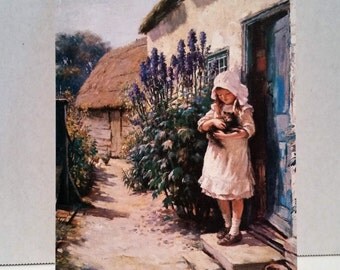 Vintage Cottage Door Notecards