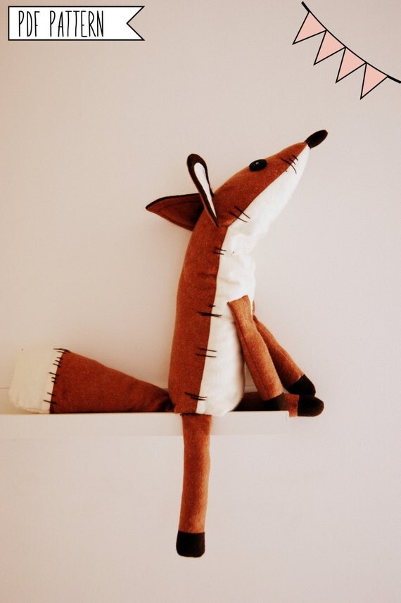 the little prince fox plush pattern