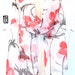 Silk Scarf Handpainted, Red Poppies Scarf, ETSY asap, Gift for her, Gift for Women, Summer scarf, Silk Chiffon Scarf, 11x60 inches.
