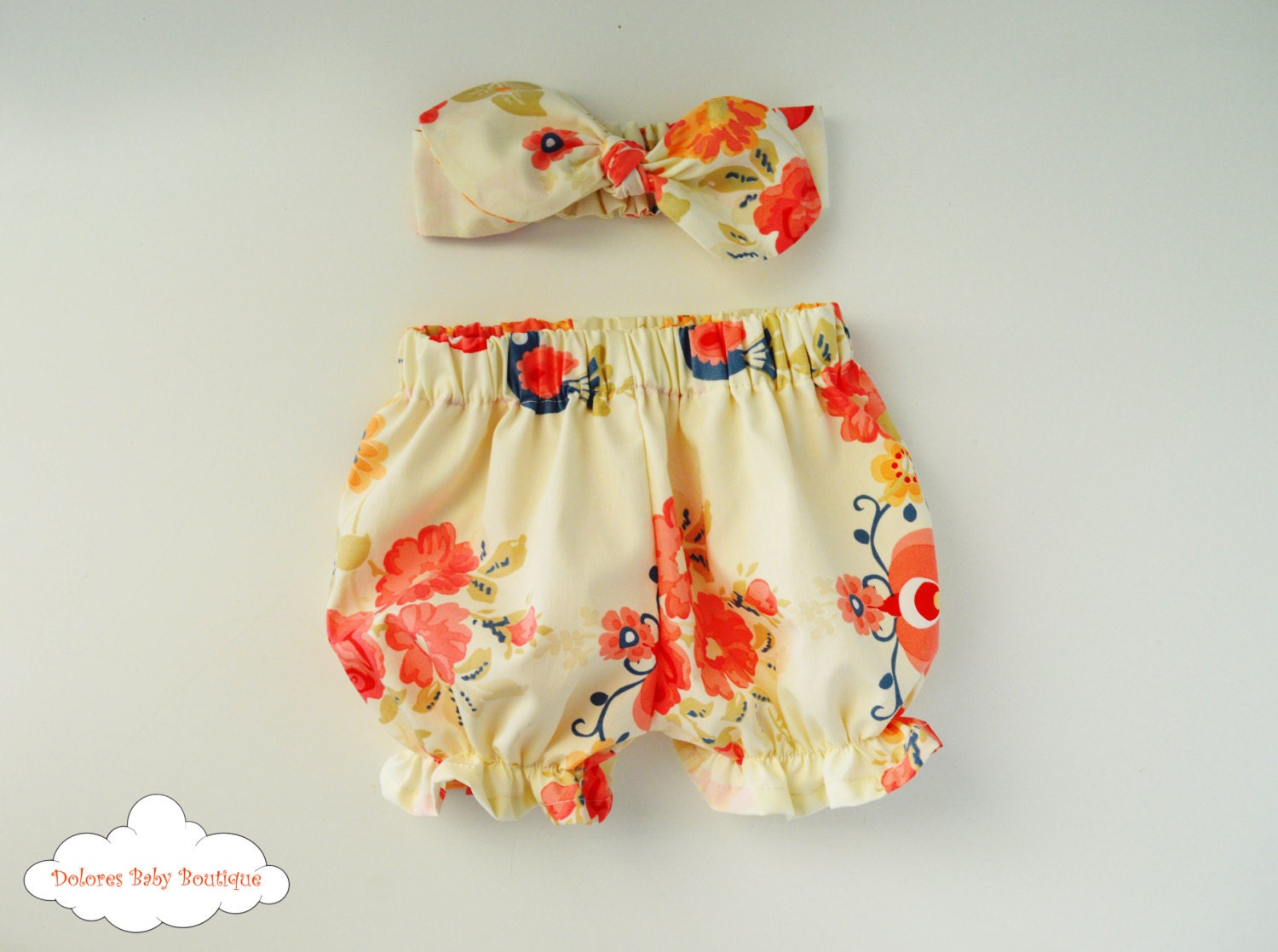 Bloomers Set Baby Girl Bloomer Baby Girl by DoloresBabyBoutique