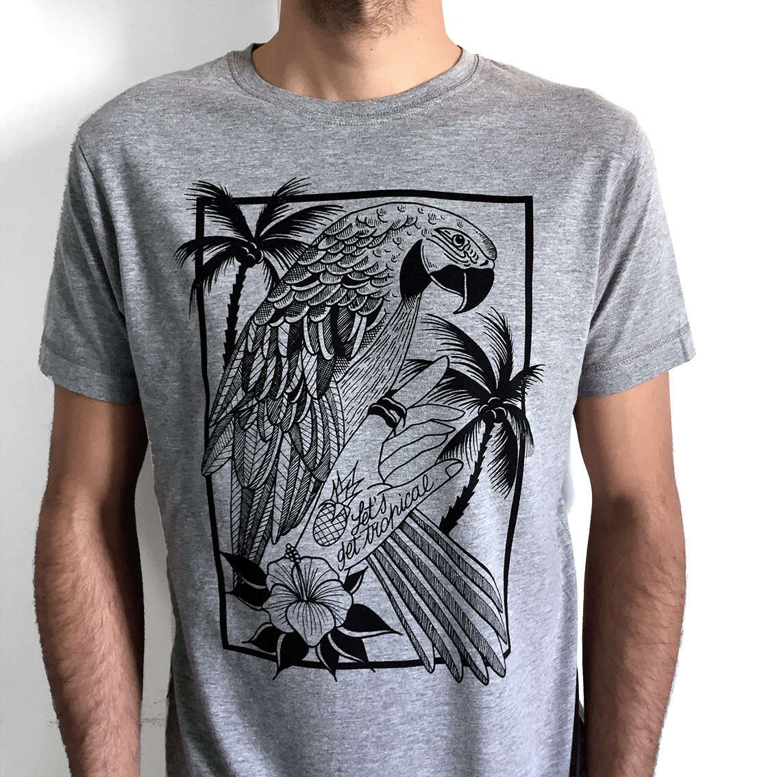 parrot shirt mens