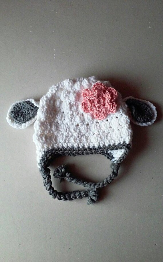 baby lamb hat crochet lamb hat baby girl hat photo prop