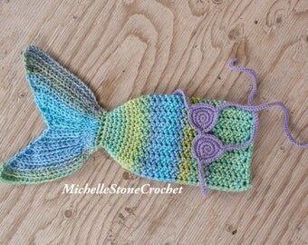 Newborn Mermaid tail Photography prop *ready to ship*