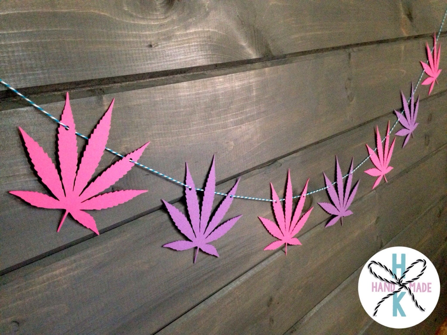 Marijuana Pot Leaf Weed Banner Wall Decor 420