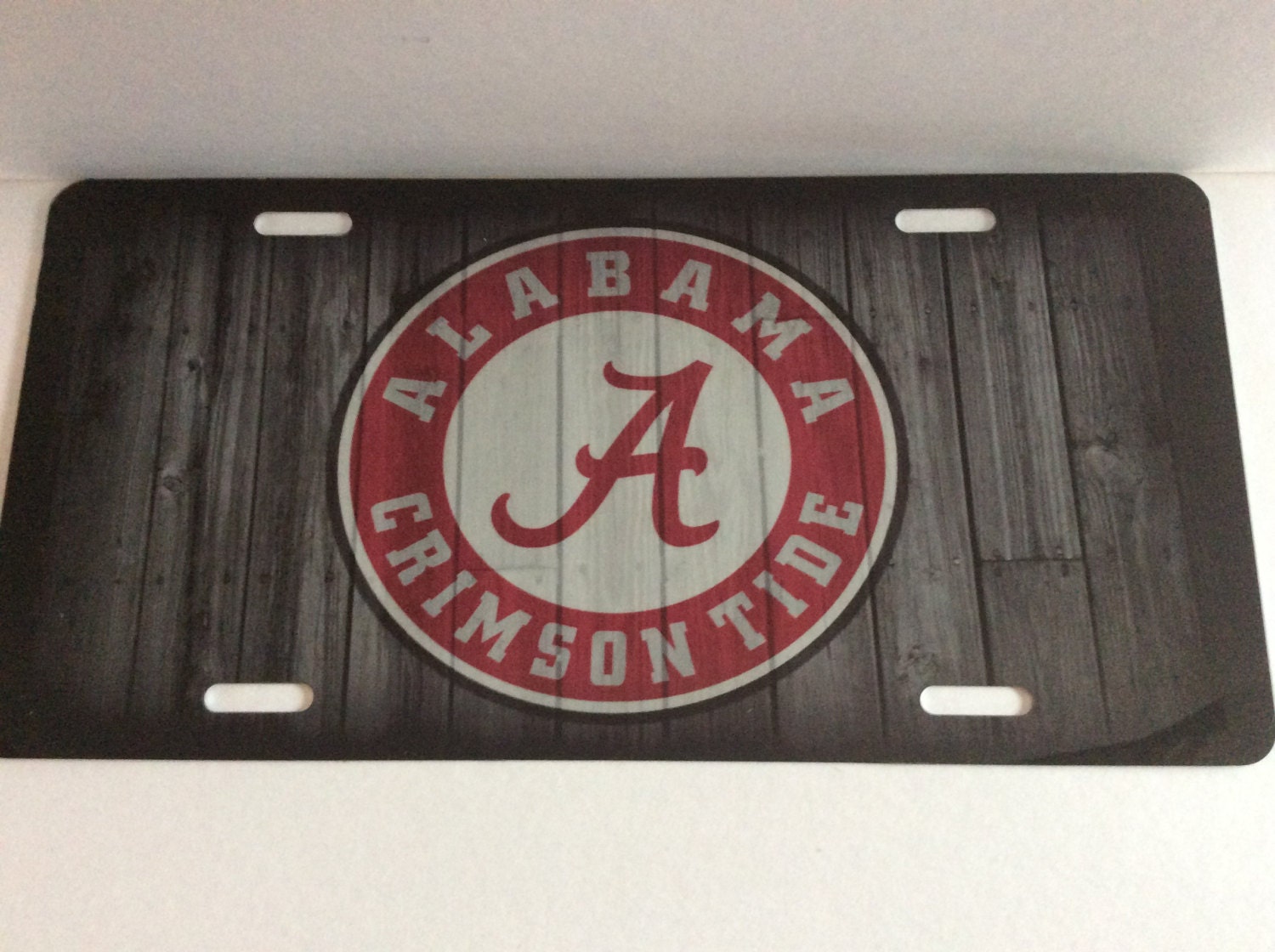 University of Alabama Sublimation License Plate Tag